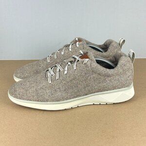 Pendleton Wool Casual Sneakers Mens 11.5 Beige Cream Low Top Vibram Soles